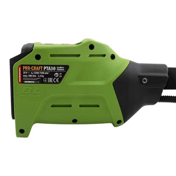 Trimmer pentru tuns iarba pe acumulator PROCRAFT PTA30 5500 – 7500 rpm - imagine 6